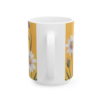 Spring Daisies Ceramic Mug