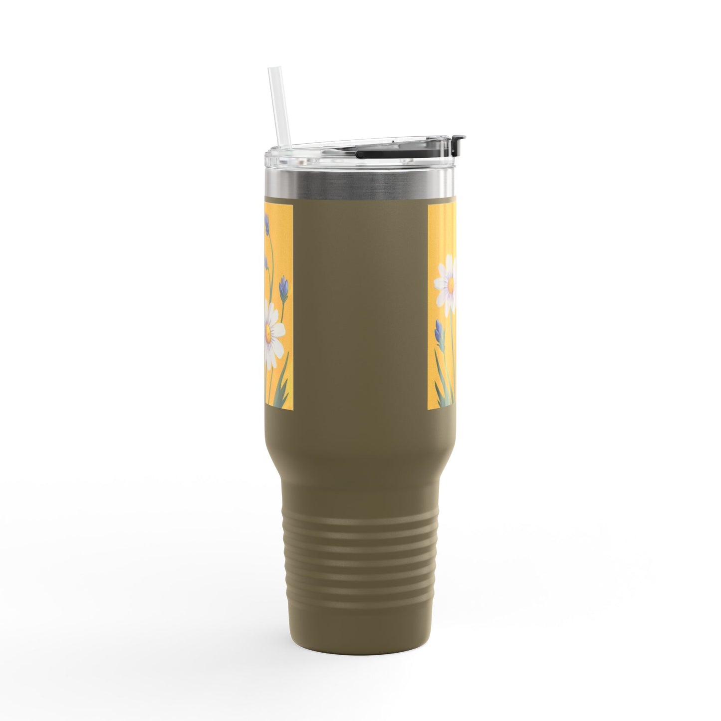 Spring Daisies 40oz Insulated Travel Mug