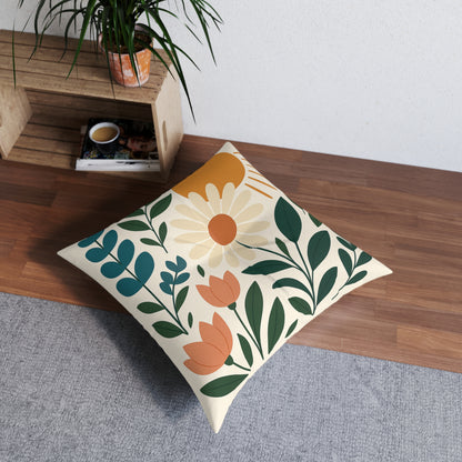 Square Tufted Floor Pillow