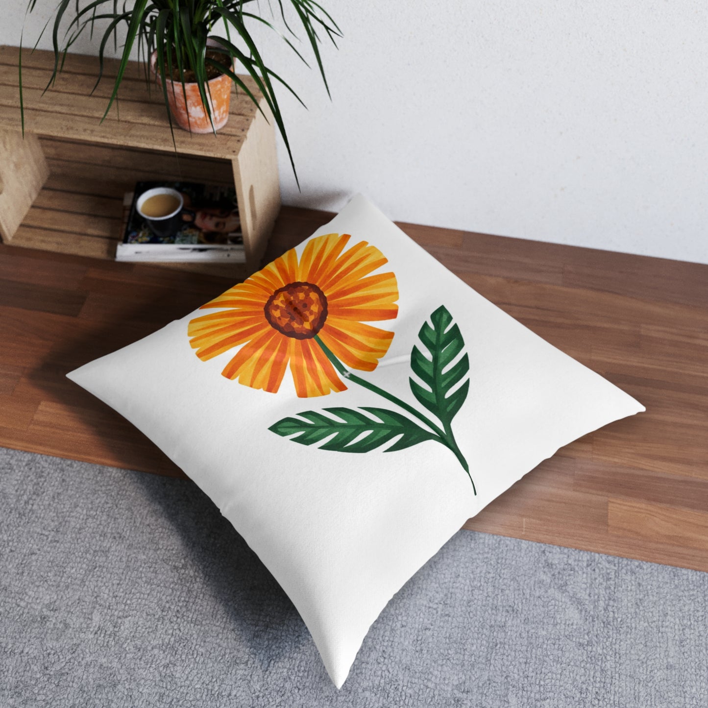 Square Tufted Floor Pillow