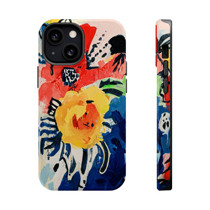 Abstract Flora Magnetic Phone Case