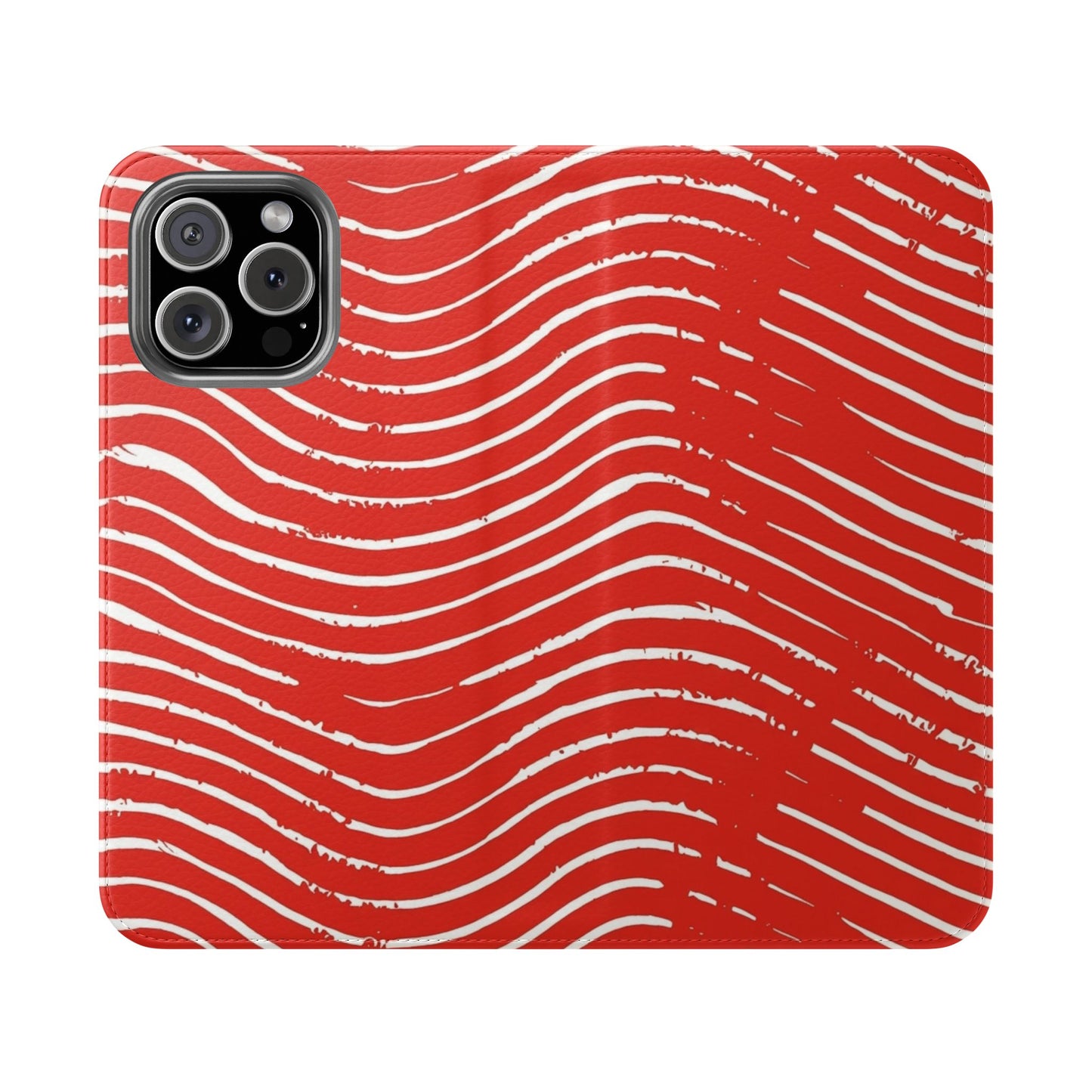 Scarlet Tide Vegan Leather Flip Case