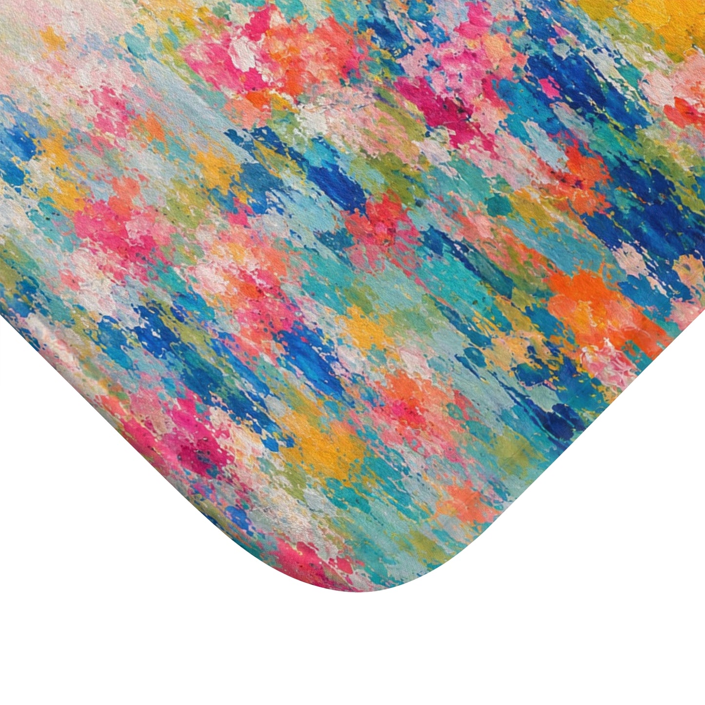 Chromatic Meadow Bath Mat