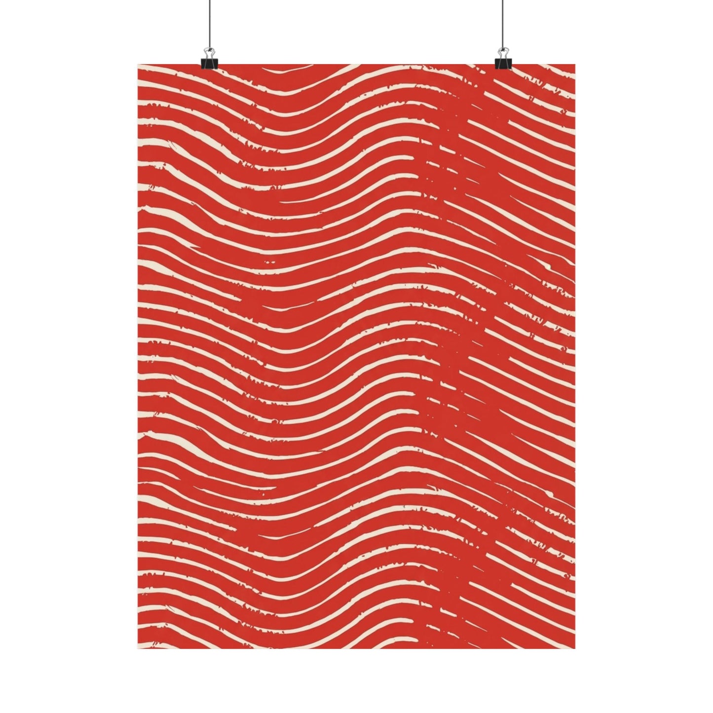 Scarlet Tide Art Poster