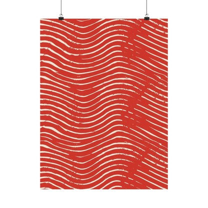 Scarlet Tide Art Poster