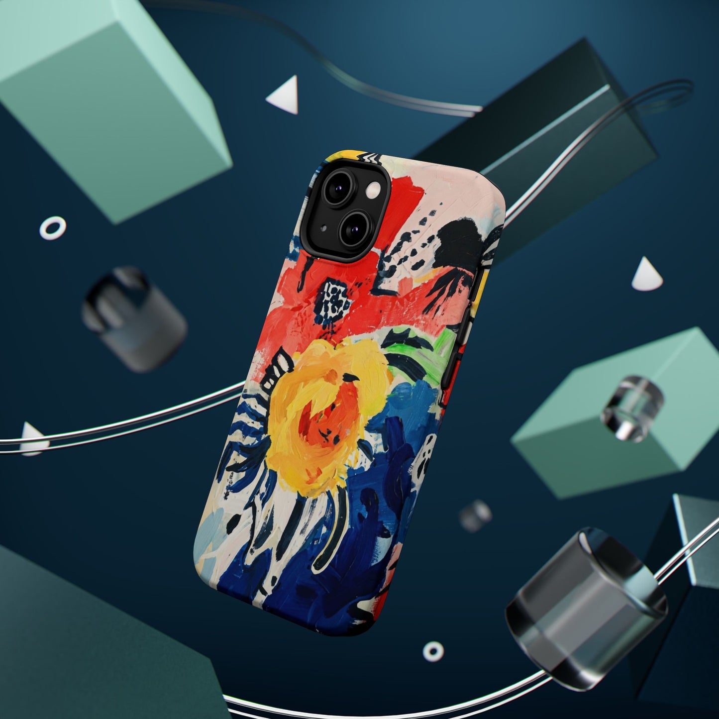 Abstract Flora Magnetic Phone Case