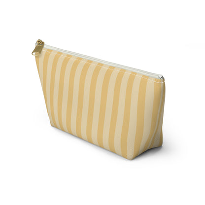 Buttercup Stripe Accessory Pouch with T-bottom