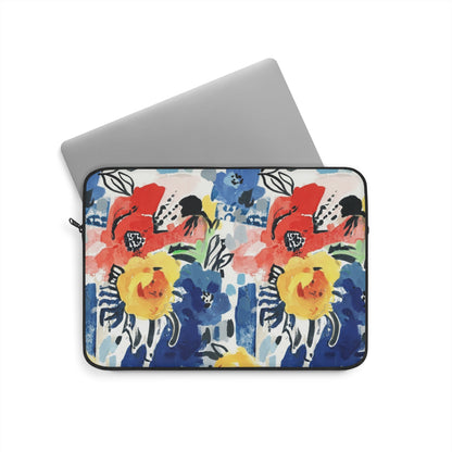 Abstract Flora Laptop Sleeve