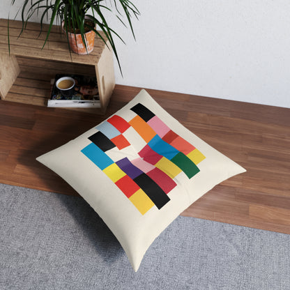 Square Tufted Floor Pillow