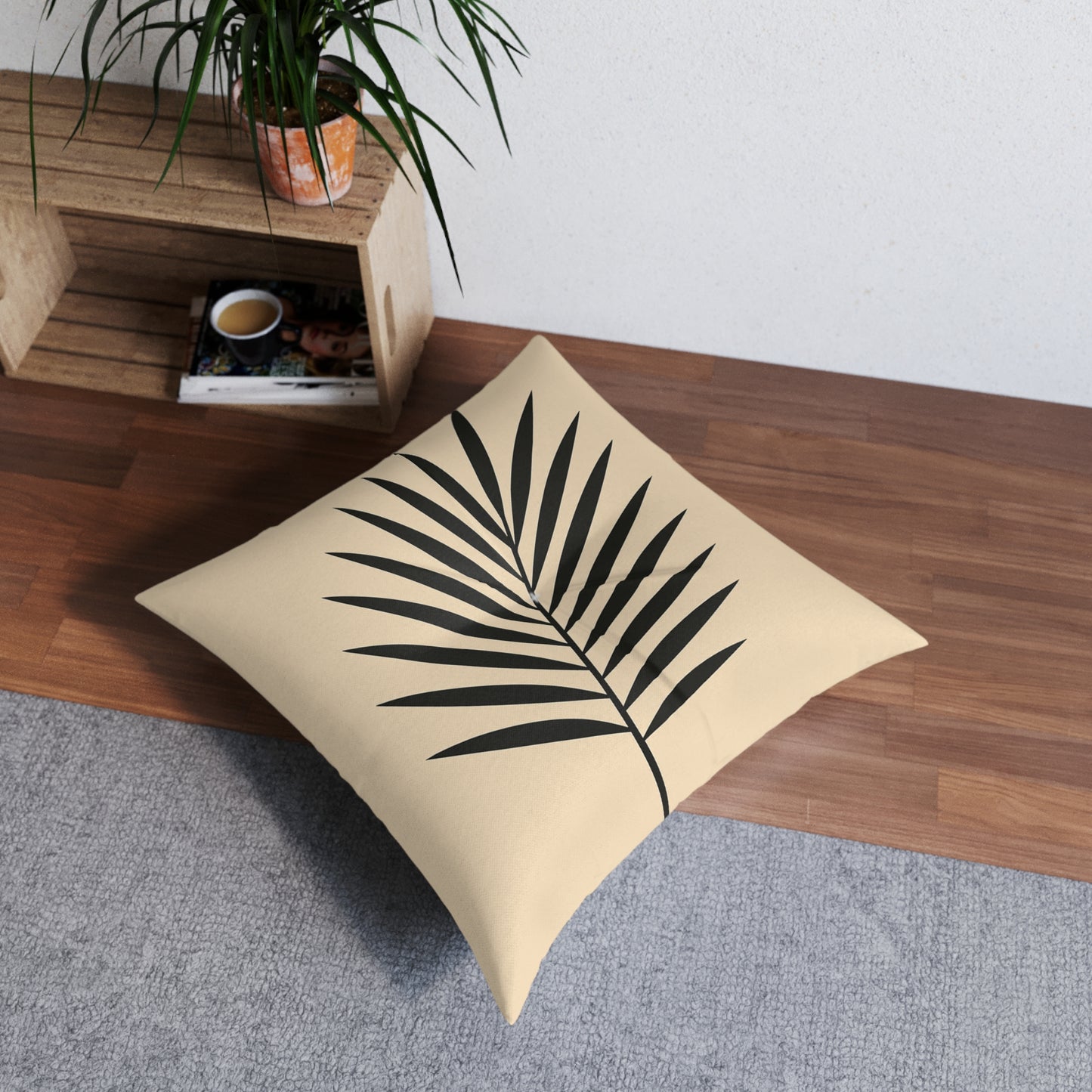 Square Tufted Floor Pillow