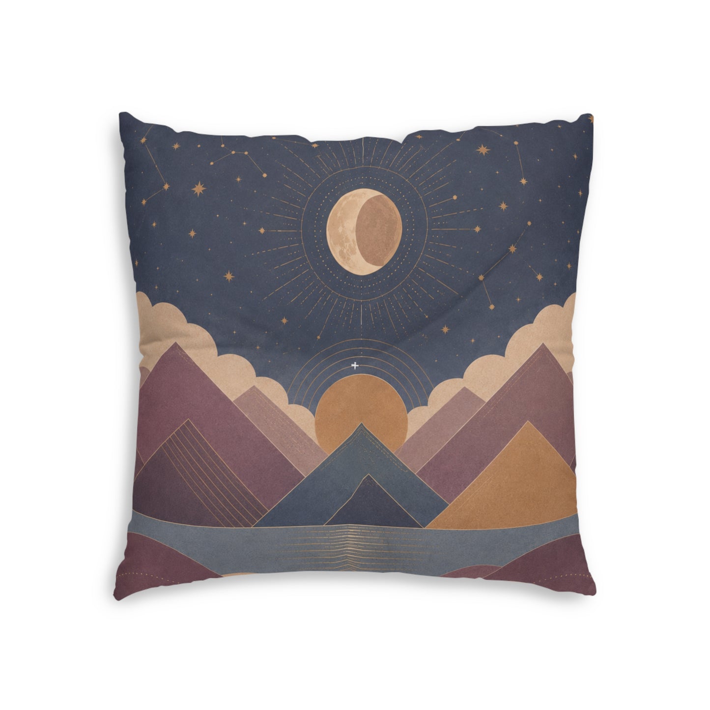 Celestial Vale Square Tufted Floor Pillow