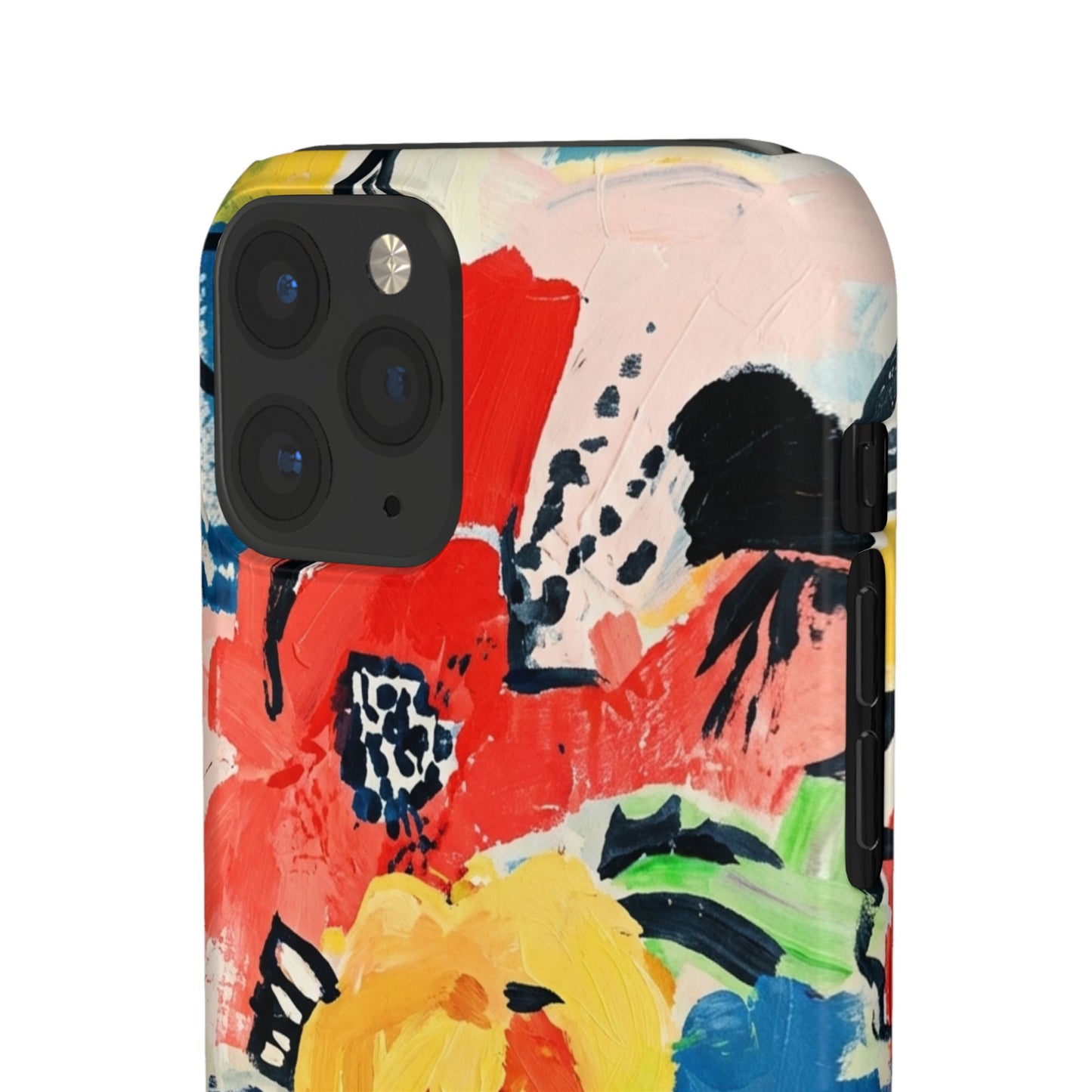 Abstract Flora Snap Phone Case