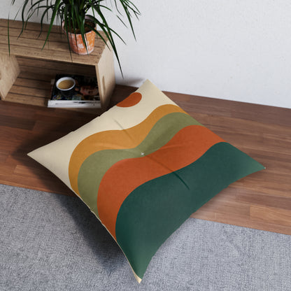 Square Tufted Floor Pillow