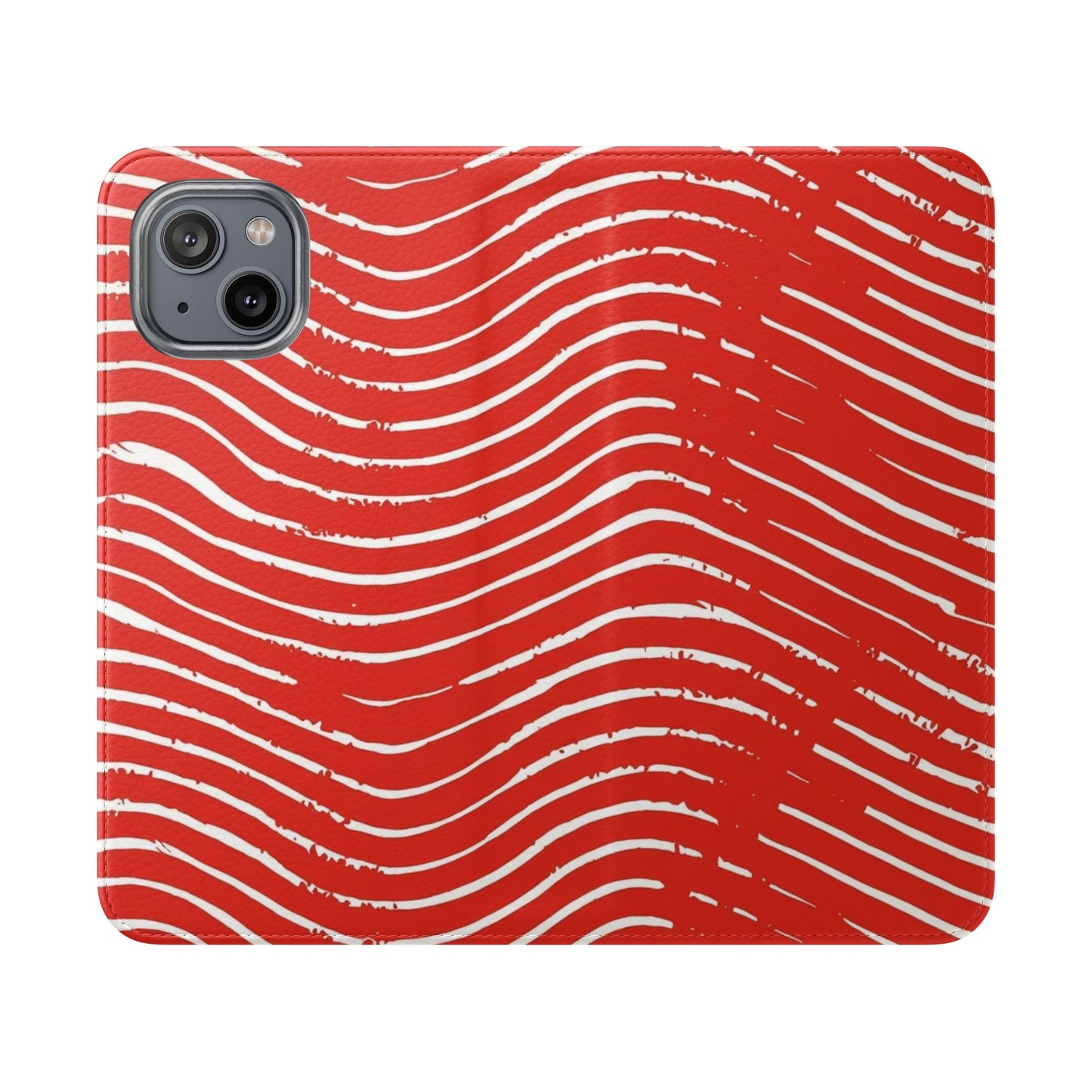 Scarlet Tide Vegan Leather Flip Case