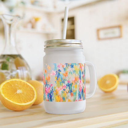 Chromatic Meadow Mason Jar Tumbler
