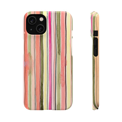 Summer Stripe Snap Phone Case