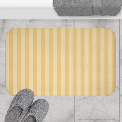 Buttercup Stripe Bath Mat