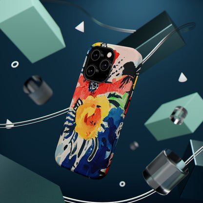 Abstract Flora Magnetic Phone Case