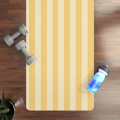 Buttercup Stripe Rubber Yoga Mat
