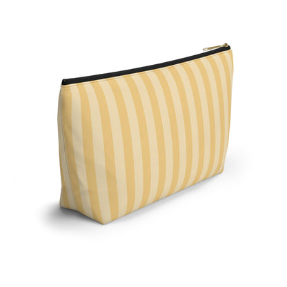 Buttercup Stripe Accessory Pouch with T-bottom