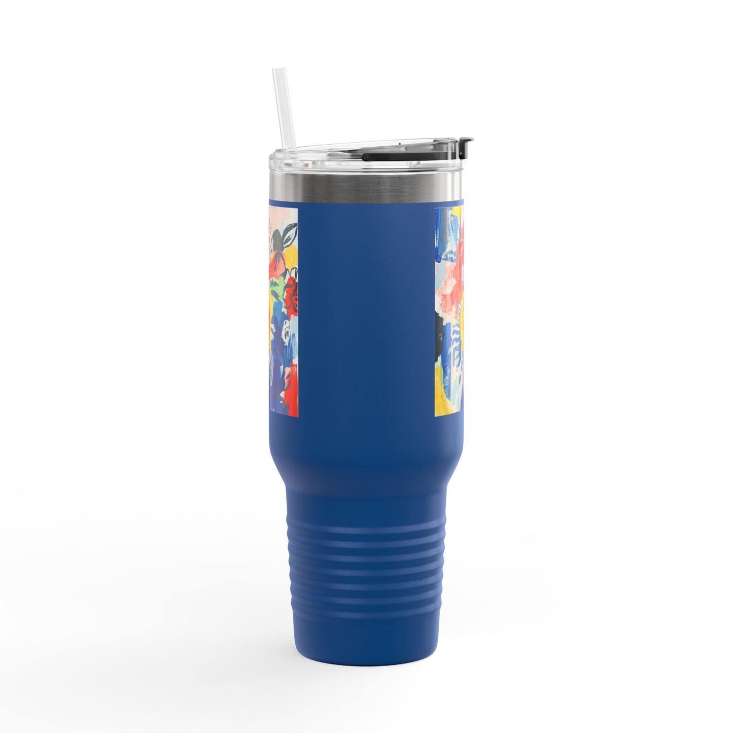 Abstract Flora 40oz Insulated Travel Mug