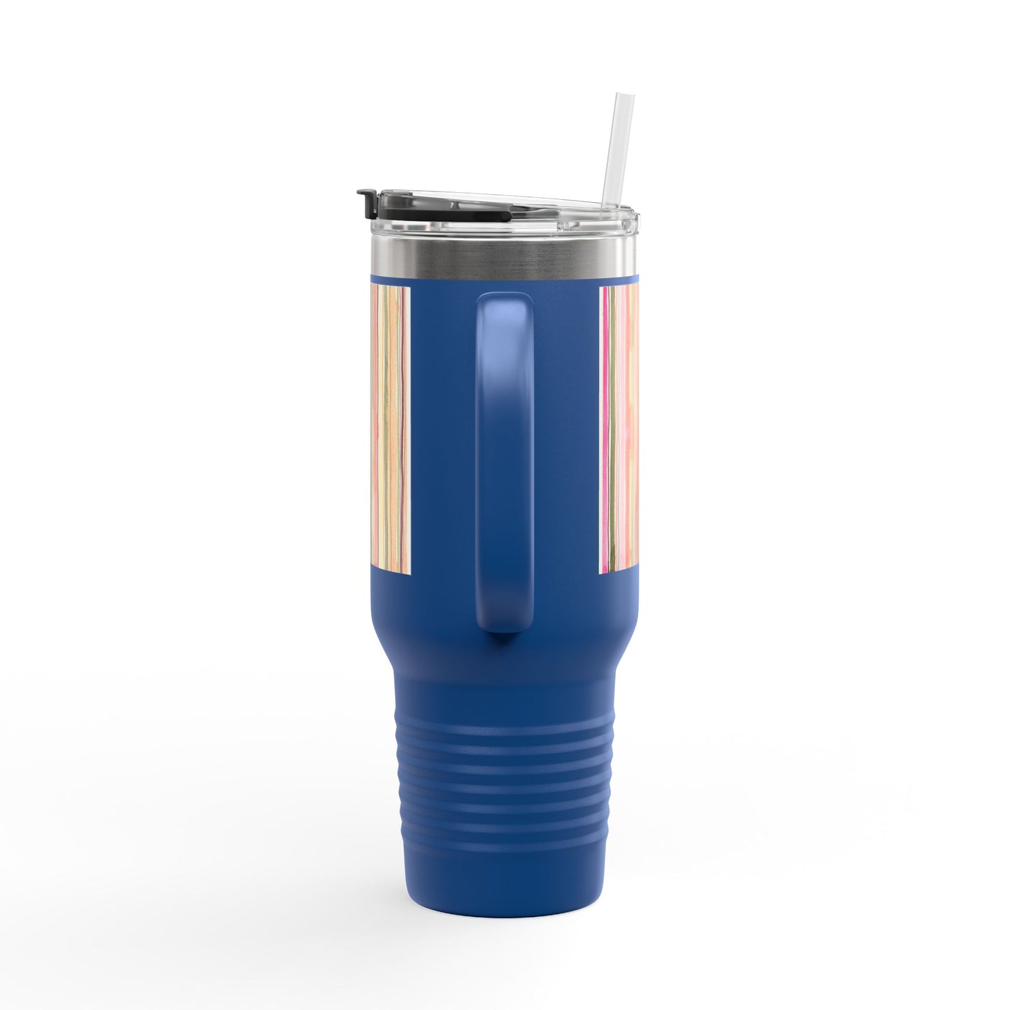 Summer Stripe 40oz Insulated Travel Mug