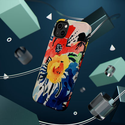 Abstract Flora Magnetic Phone Case