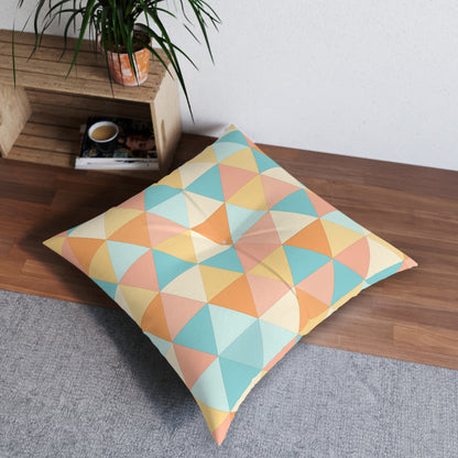 Square Tufted Floor Pillow