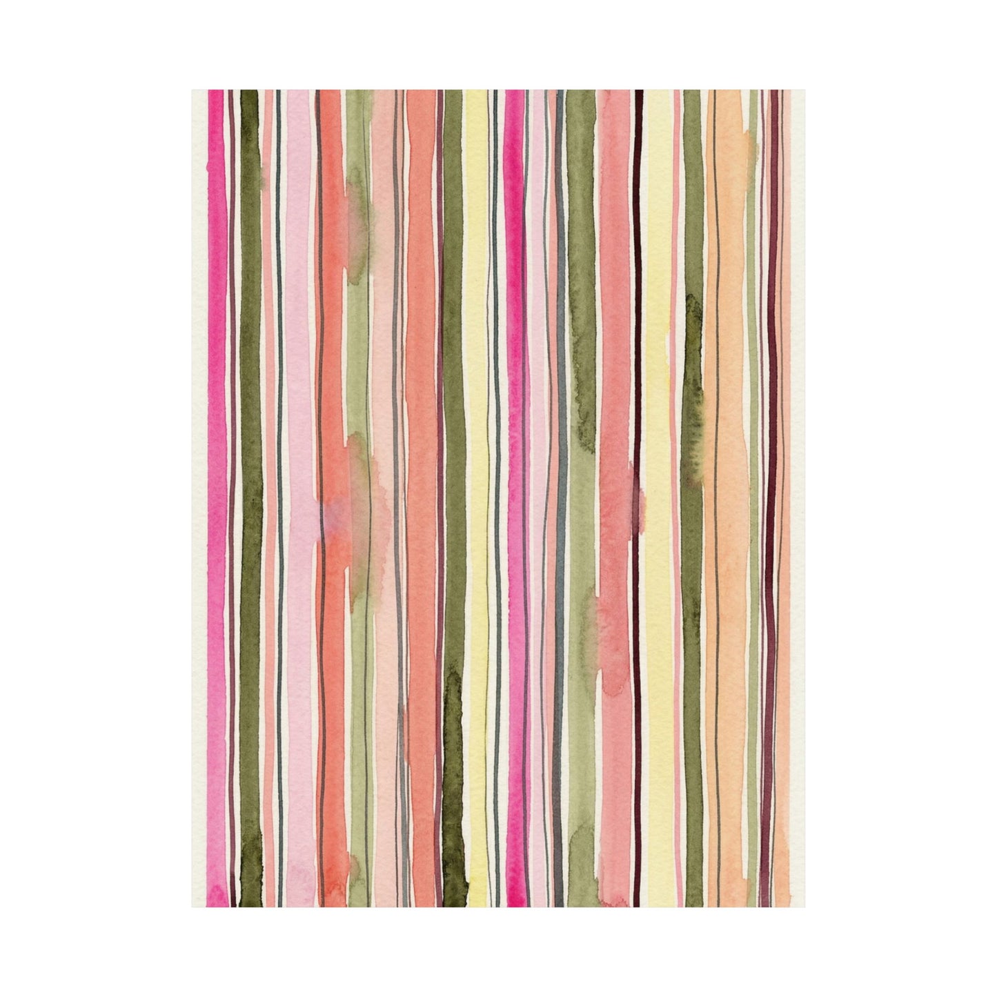 Summer Stripe Art Poster