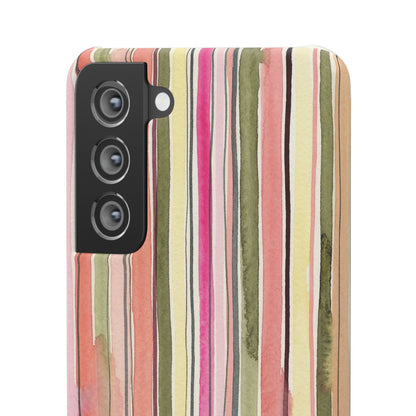 Summer Stripe Snap Phone Case