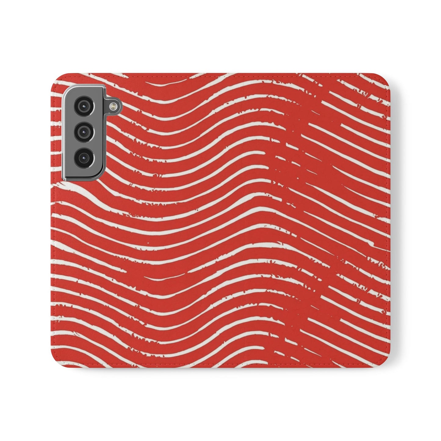 Scarlet Tide Vegan Leather Flip Case