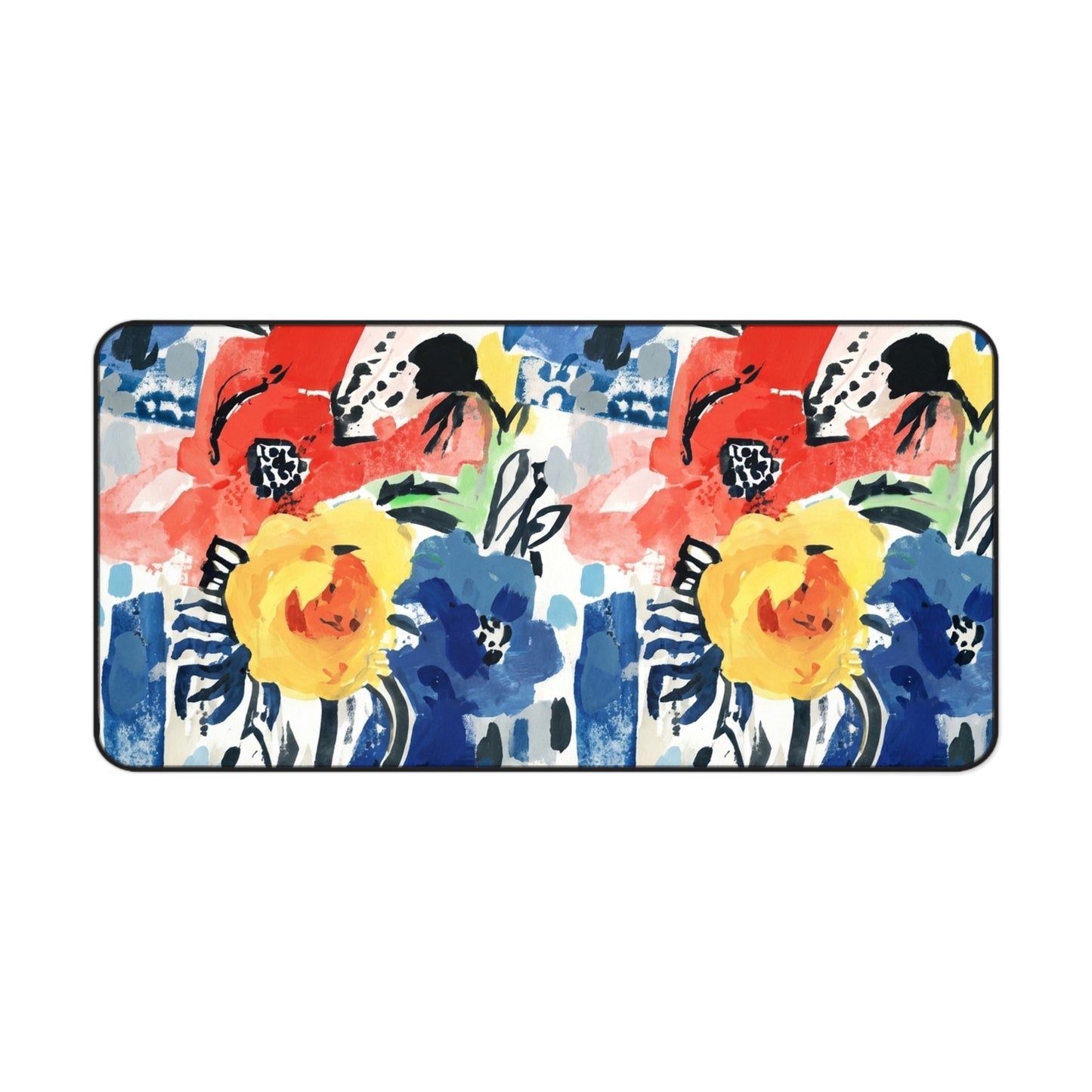 Abstract Flora Desk Mat