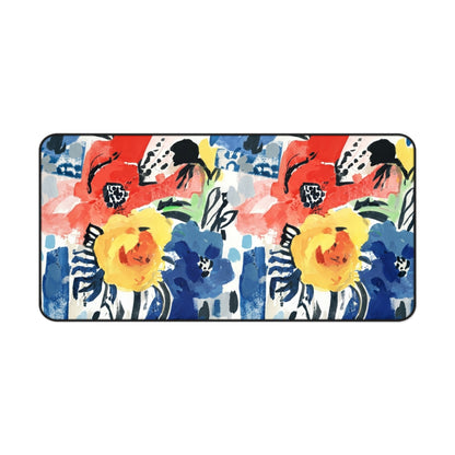 Abstract Flora Desk Mat