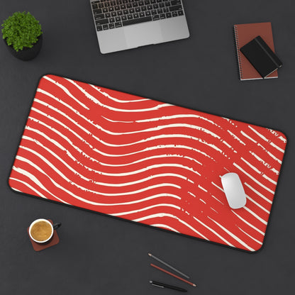 Scarlet Tide Desk Mat
