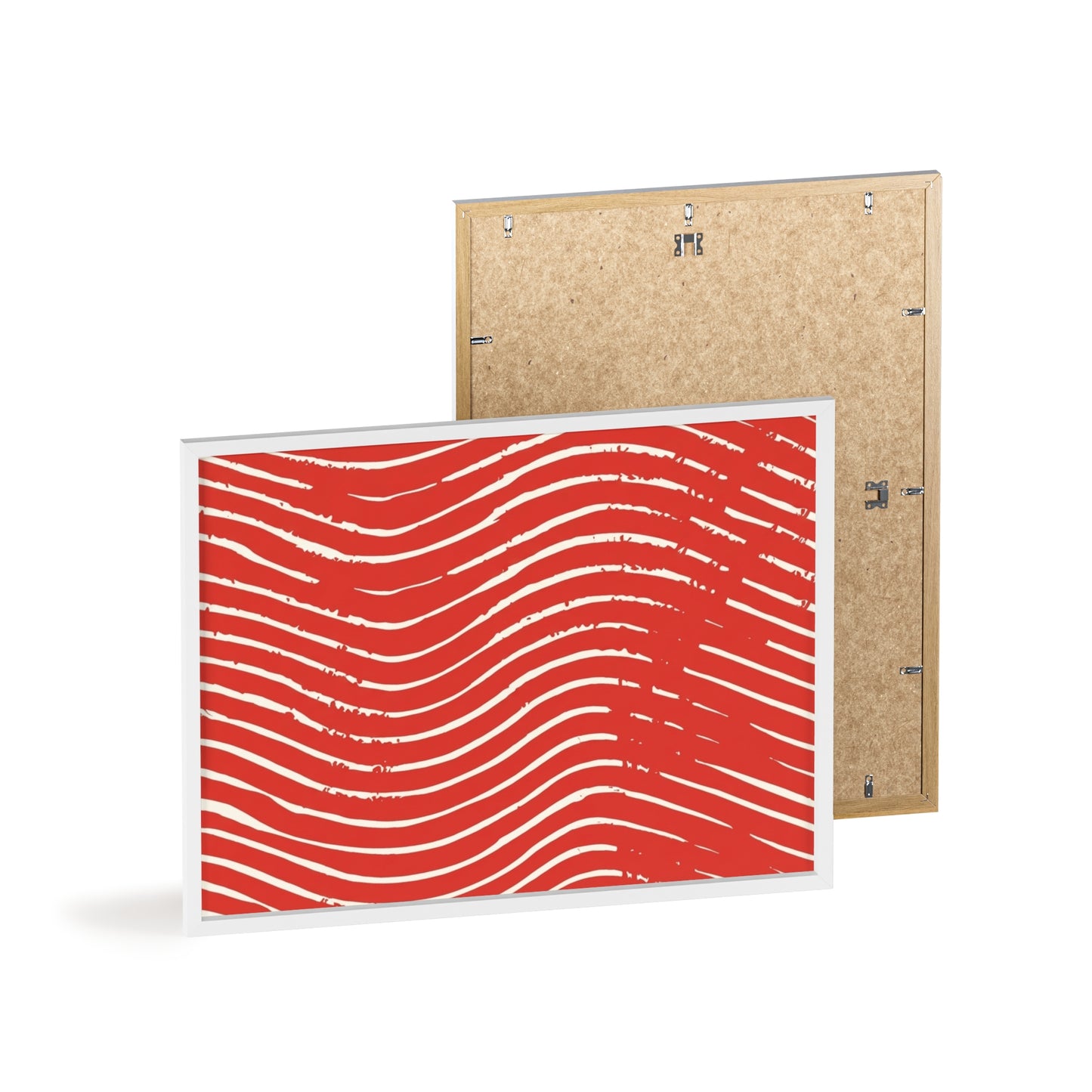 Scarlet Tide Wood Framed Posters