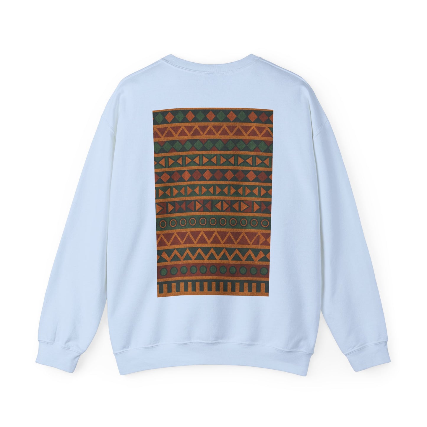 Trendy Unisex Patterned Crewneck Sweatshirt | Cozy Casual Wear, Unique Gifts, Fall Fashion, Home Comfort, Unisex Style