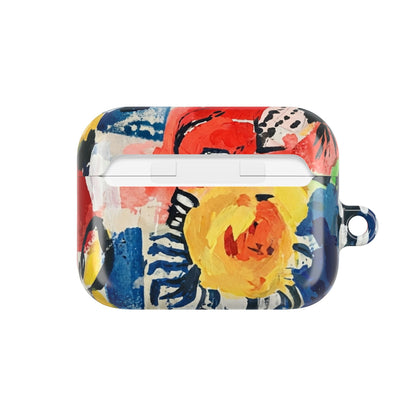 Abstract Flora AirPod Cases