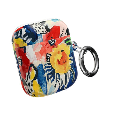 Abstract Flora AirPod Cases