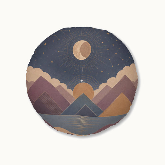 Celestial Vale Tufted Floor Pillow