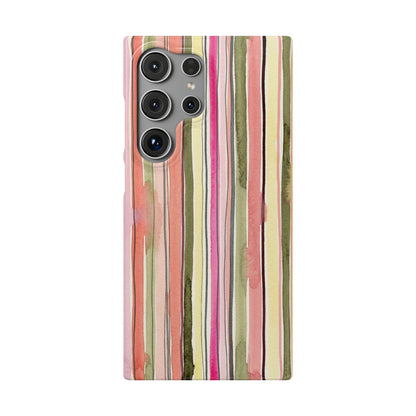 Summer Stripe Snap Phone Case
