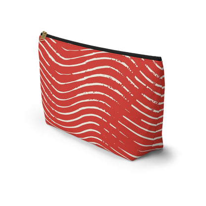 Scarlet Tide Accessory Pouch with T-bottom
