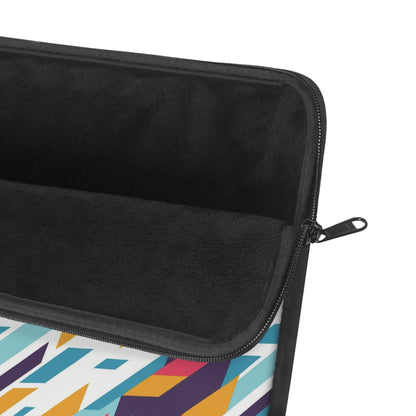 Colorful Geometric Laptop Sleeve | Stylish Tech Accessory for Students, Professionals, Gift Idea, Computer Case, Travel Bag