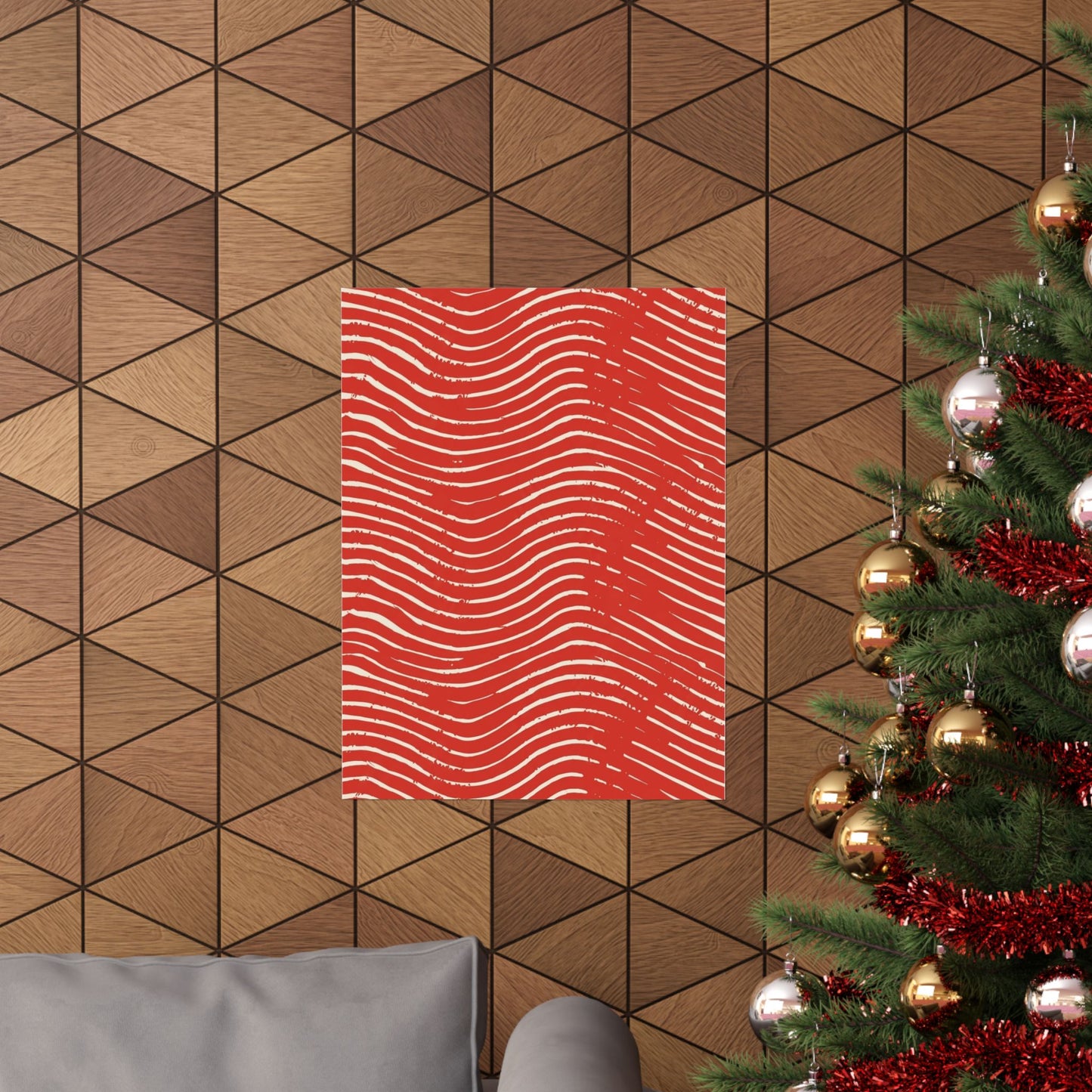 Scarlet Tide Art Poster