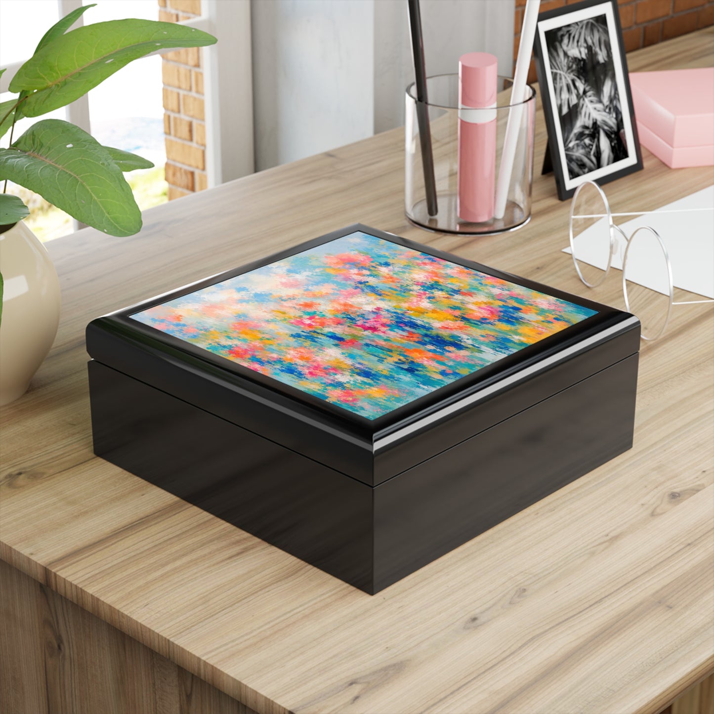 Chromatic Meadow Jewelry Box