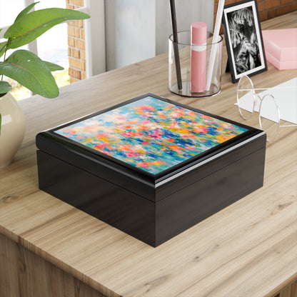 Chromatic Meadow Jewelry Box