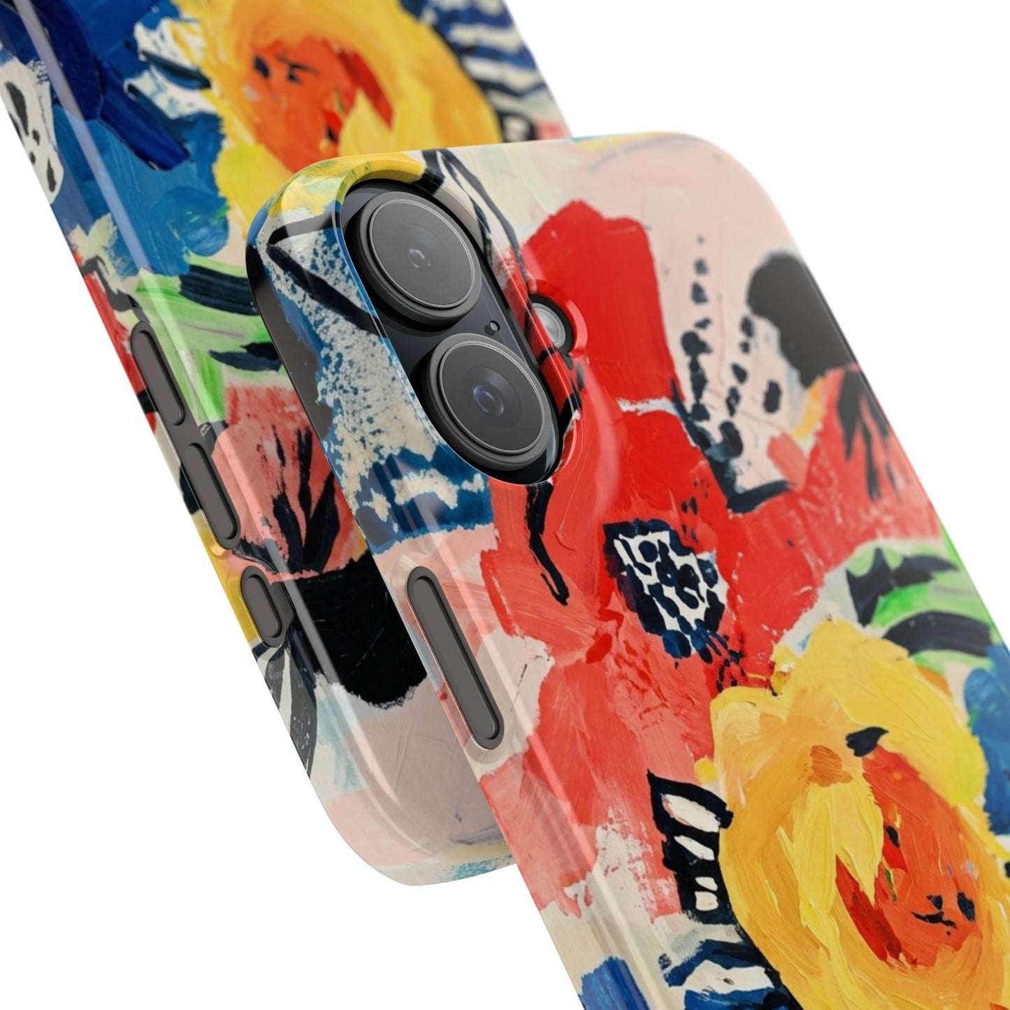 Abstract Flora Snap Phone Case