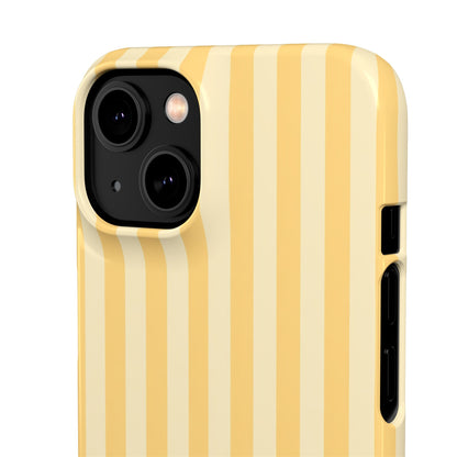 Buttercup Stripe Snap Phone Case