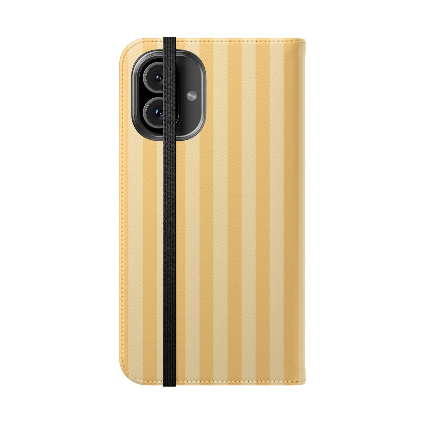 Buttercup Stripe Vegan Leather Flip Case