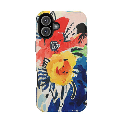 Abstract Flora Magnetic Phone Case