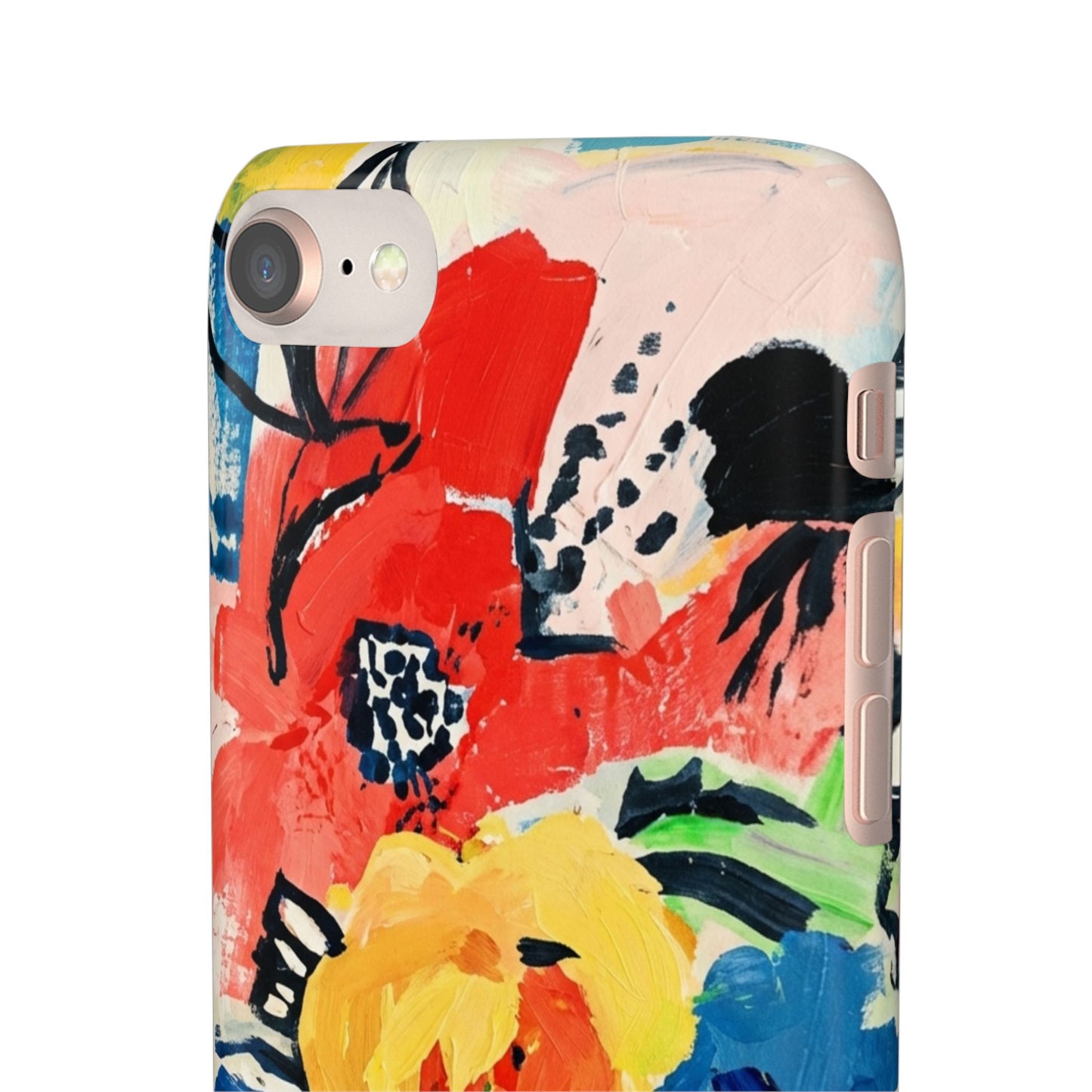 Abstract Flora Snap Phone Case
